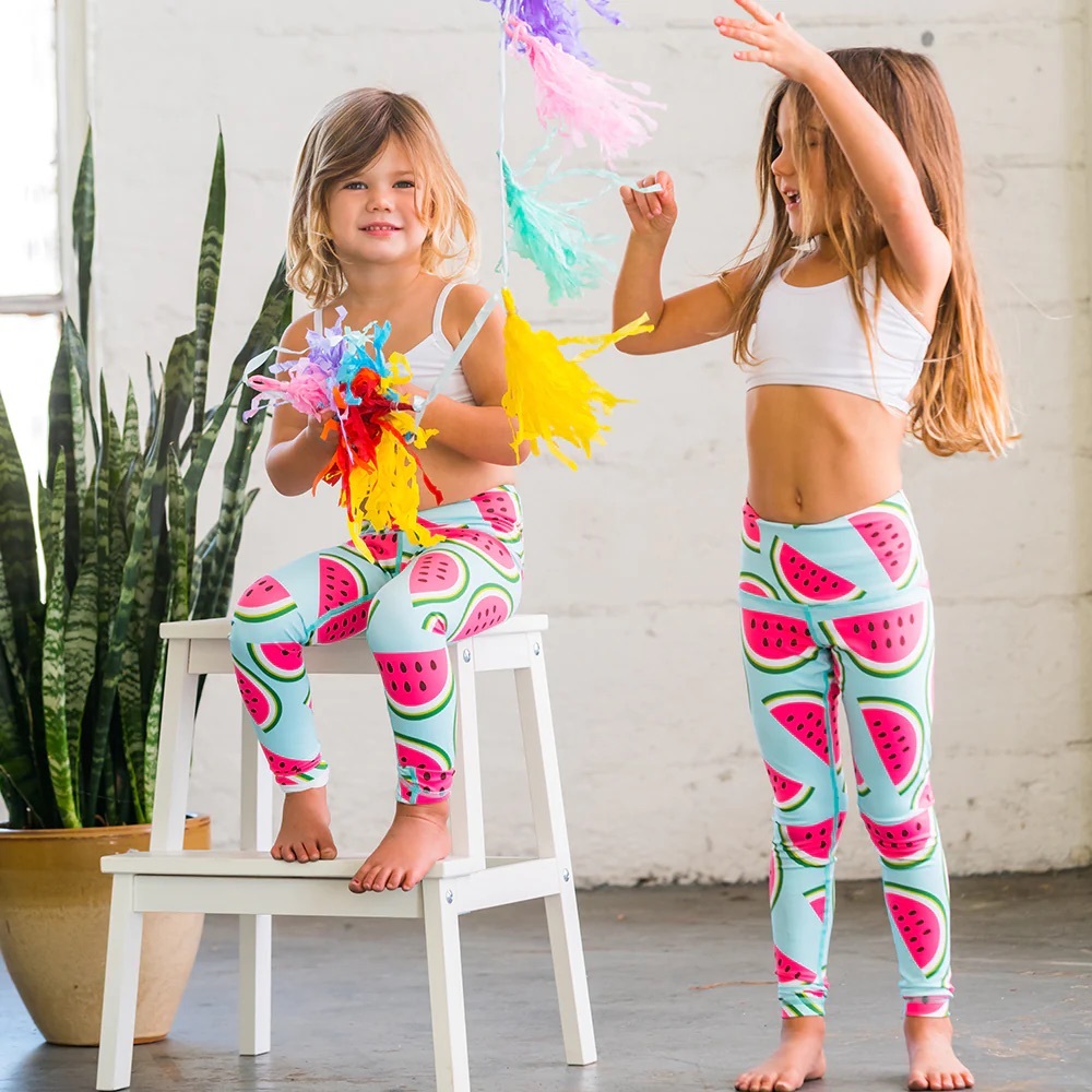Kids Flexi Lexi Watermelon Legging Pants Size Medium